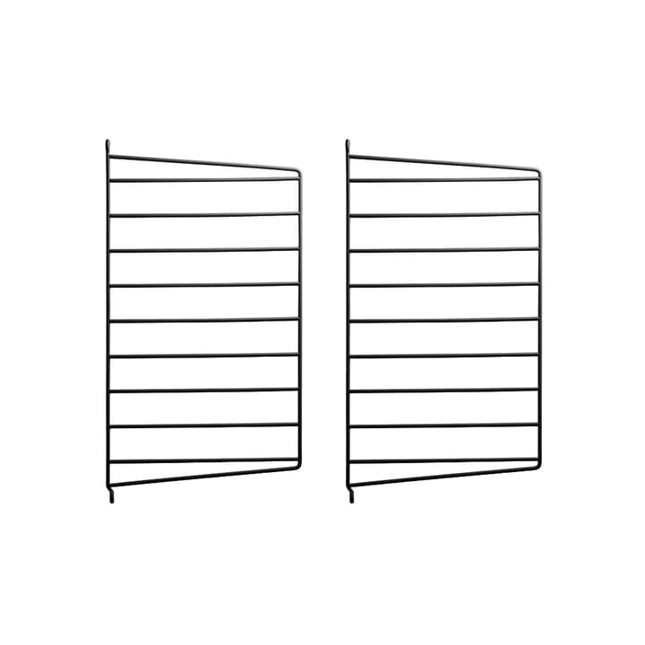 Stringhylla väggavel - svart, 50x30 cm, 2-pack - String