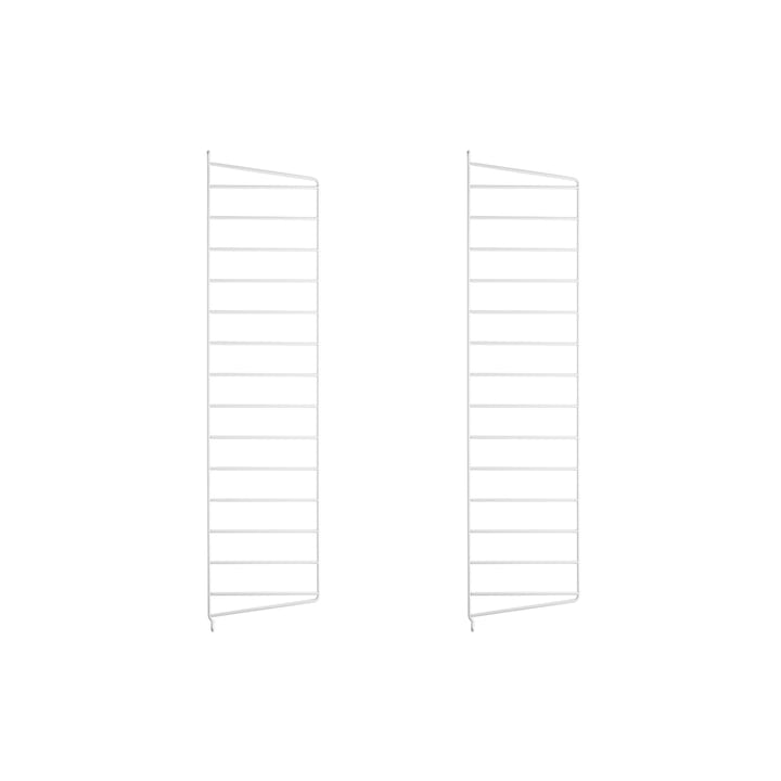 Stringhylla väggavel - vit, 75x20 cm, 2-pack - String