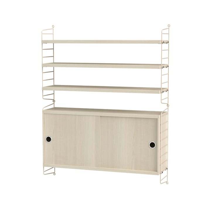 Stringhylla vardagsrum ask & beige - Kombination I - undefined - String