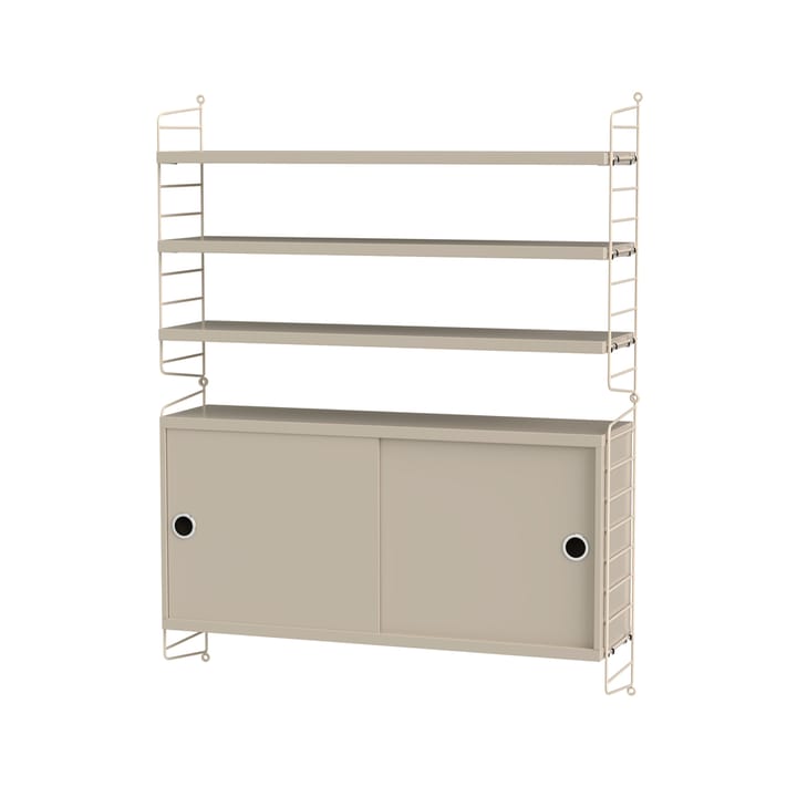 Stringhylla vardagsrum beige - Kombination I - undefined - String