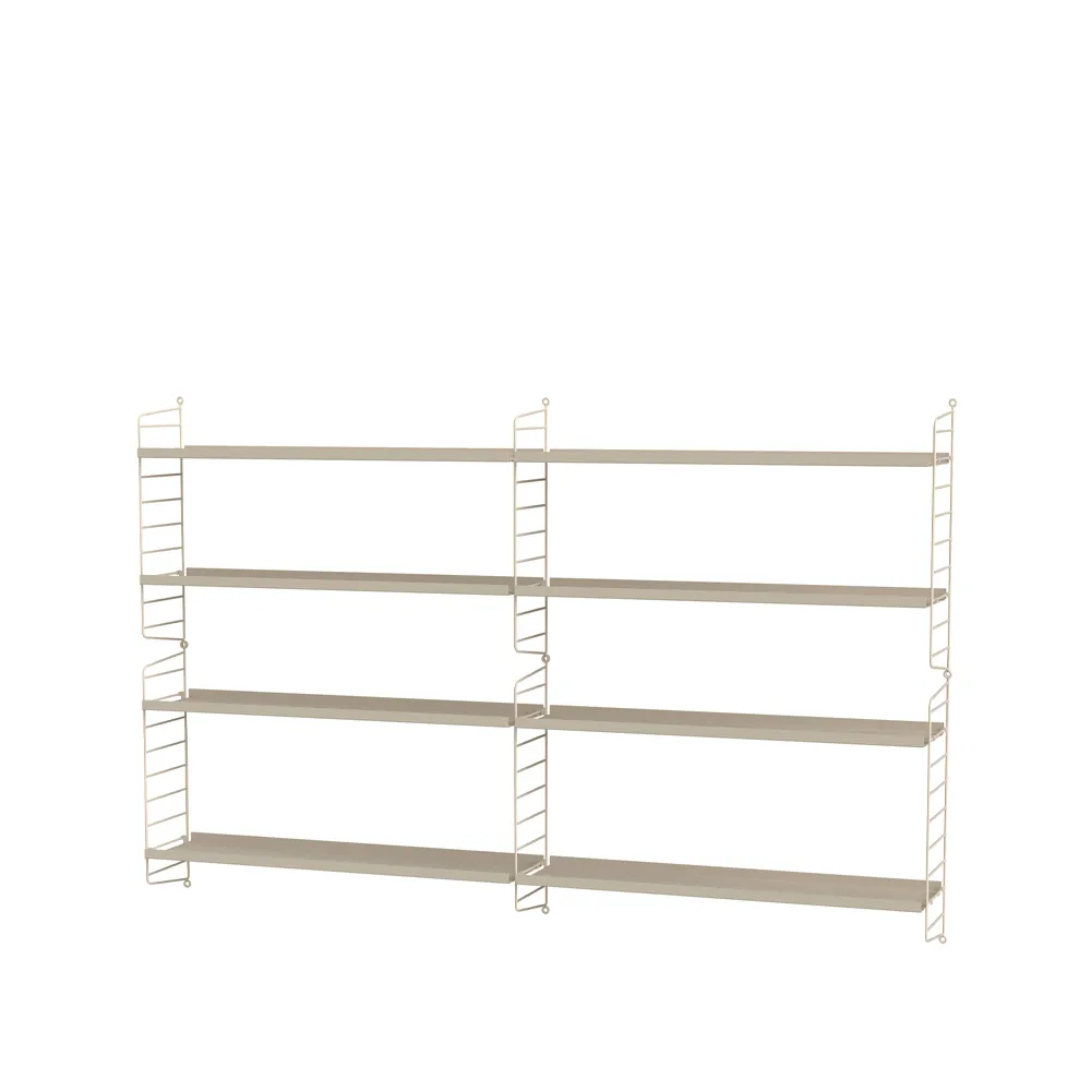 Stringhylla vardagsrum beige - Kombination M String