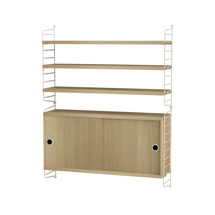 Stringhylla vardagsrum ek & beige - Kombination I - undefined - String