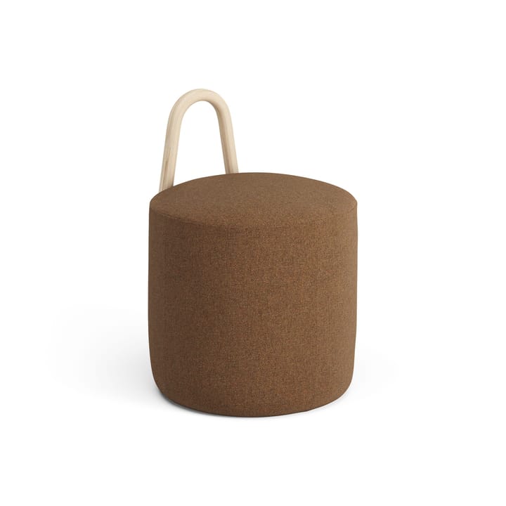 Amstelle puff liten ek naturlack - Main Line Flax 15 - Swedese