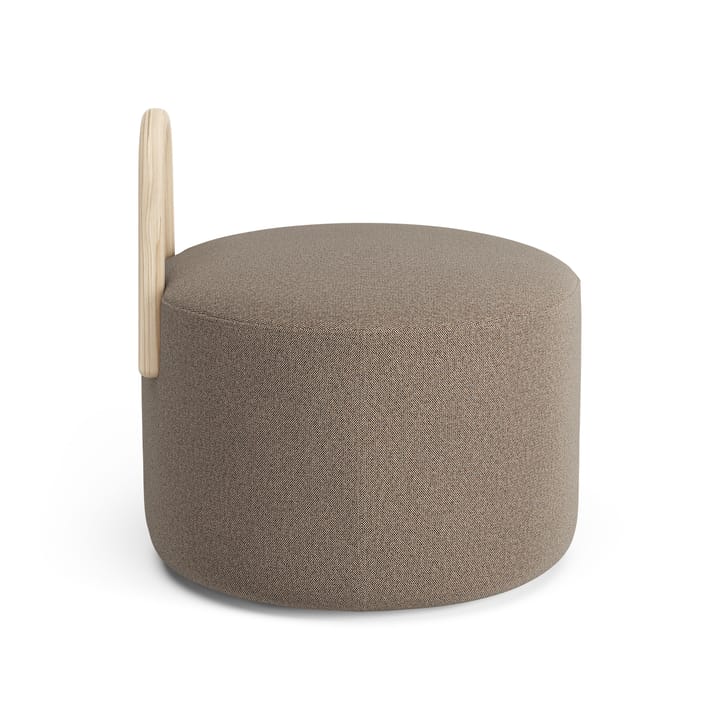 Amstelle puff mellan med hjul ask naturlack, Main Line Flax 23 Swedese