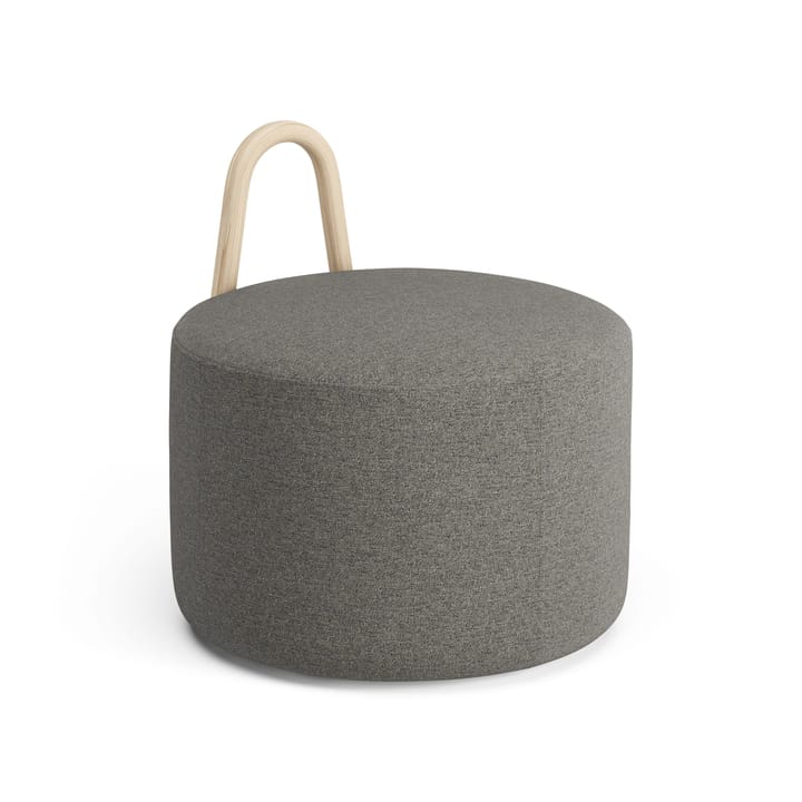 Amstelle puff mellan med hjul ek naturlack - Main Line Flax 26 - Swedese