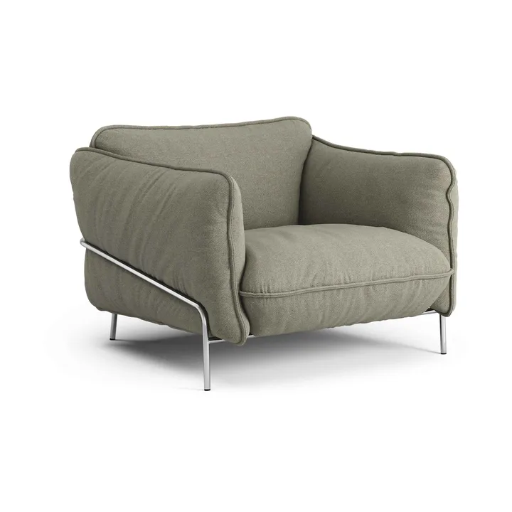 Continental fåtölj - Sealife Green/black-kromat stål - Swedese