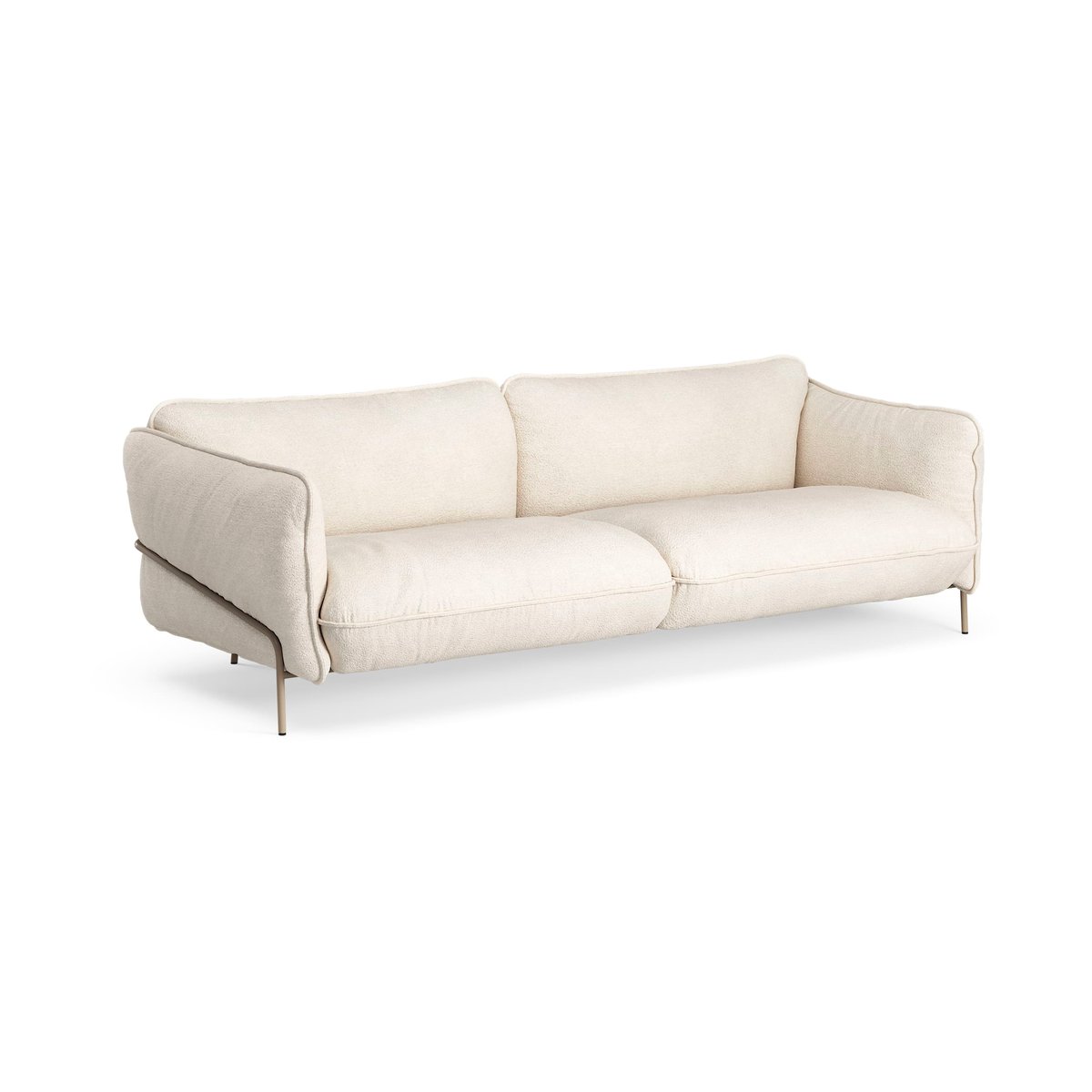 Swedese Continental soffa 3-sits 228 cm Barnum 01 Off white-nutmeg