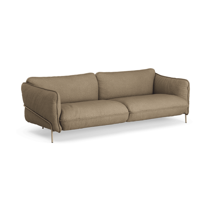Continental soffa 3-sits 228 cm - Barnum 04 Juta-stålram nutmeg - Swedese