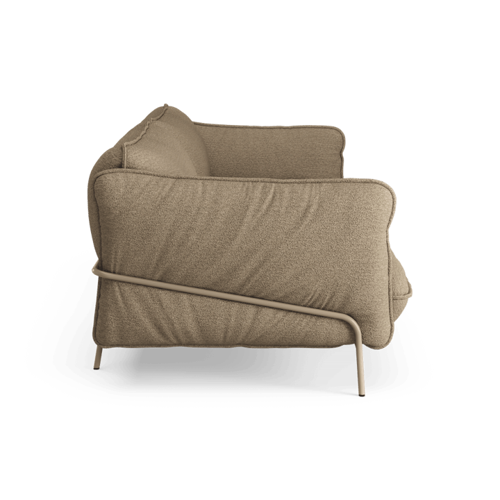 Continental soffa 3-sits 228 cm, Barnum 04 Juta-stålram nutmeg Swedese