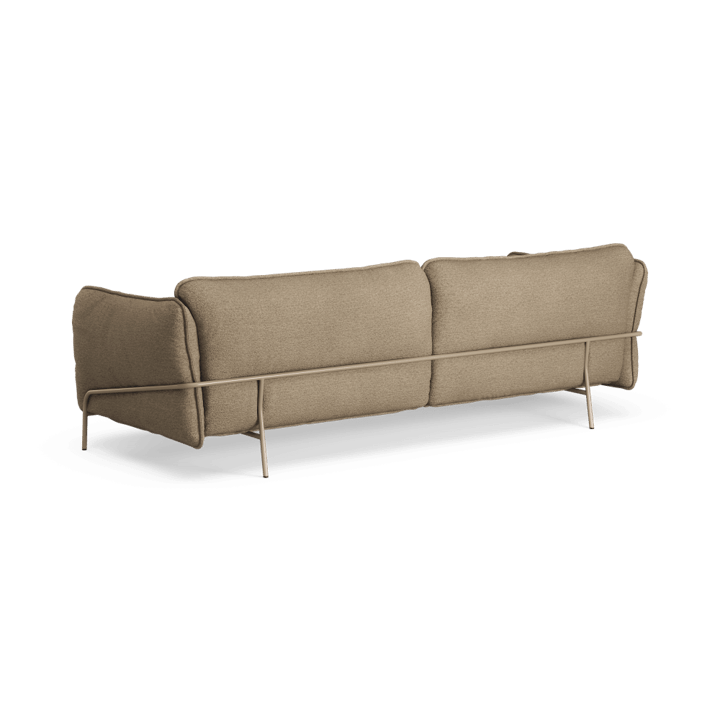 Continental soffa 3-sits 228 cm - Barnum 04 Juta-stålram nutmeg - Swedese