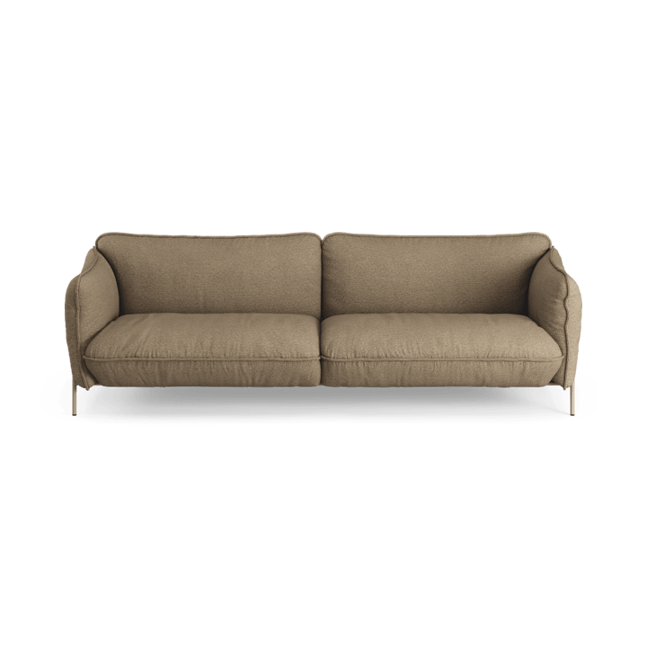 Continental soffa 3-sits 228 cm, Barnum 04 Juta-stålram nutmeg Swedese