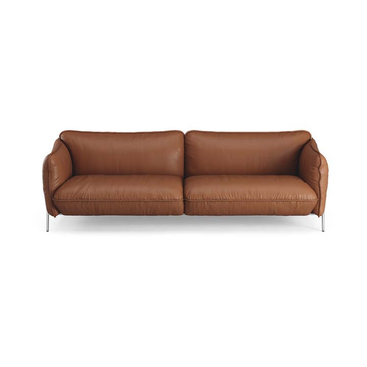 Continental soffa 3-sits 228 cm - Cognac 43404-krom - Swedese