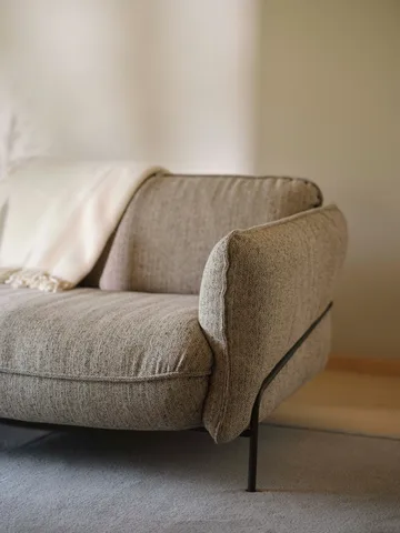 Continental soffa - Barnum 01 Off white-nutmeg - Swedese