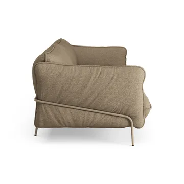 Continental soffa - Barnum 04 Juta-stålram nutmeg - Swedese