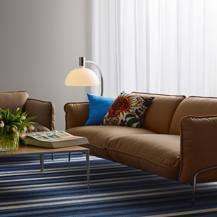 Continental soffa - divina md 713 ljusgrå-krom - Swedese