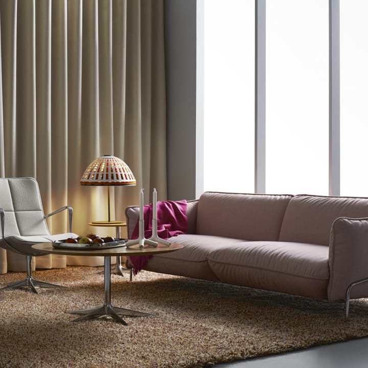 Continental soffa - divina md 973 mörkgrön-krom - Swedese