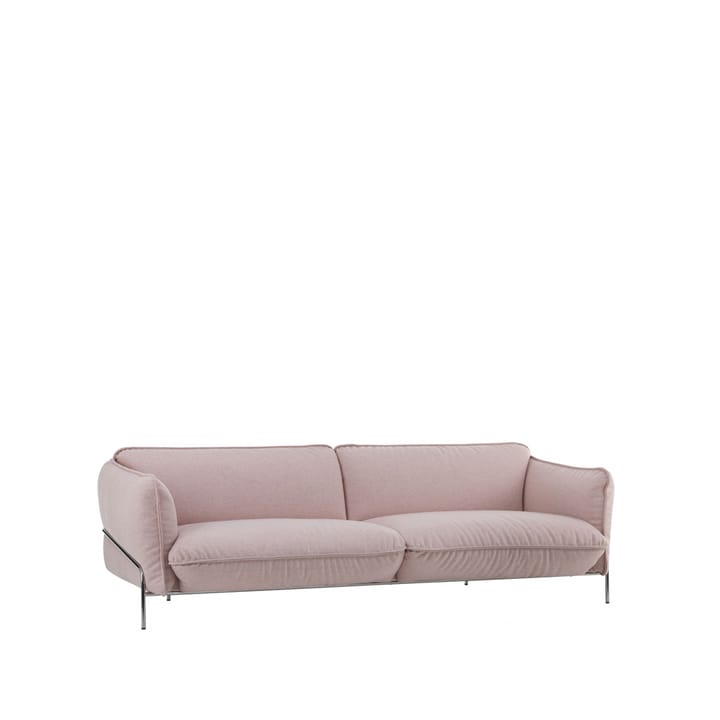 Continental soffa - tyg divina md 613 rosa, kromad stålram - Swedese