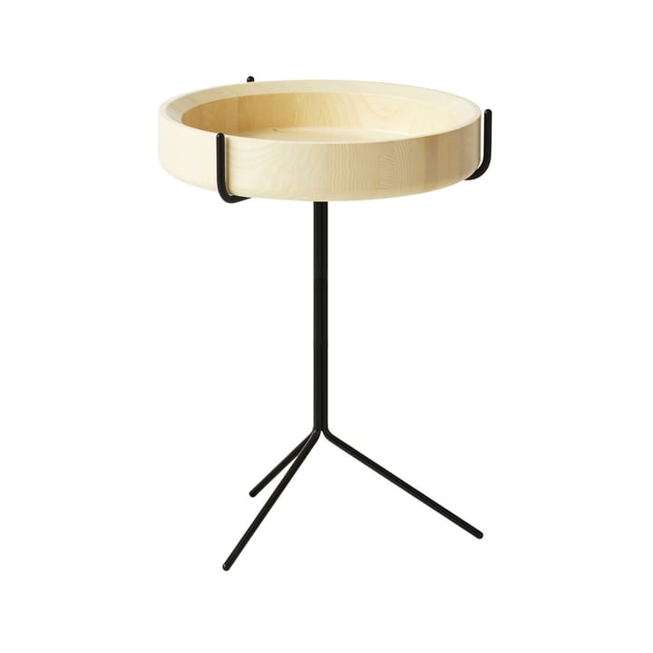 Drum bord - naturlack-h.56cm-svart stativ - Swedese