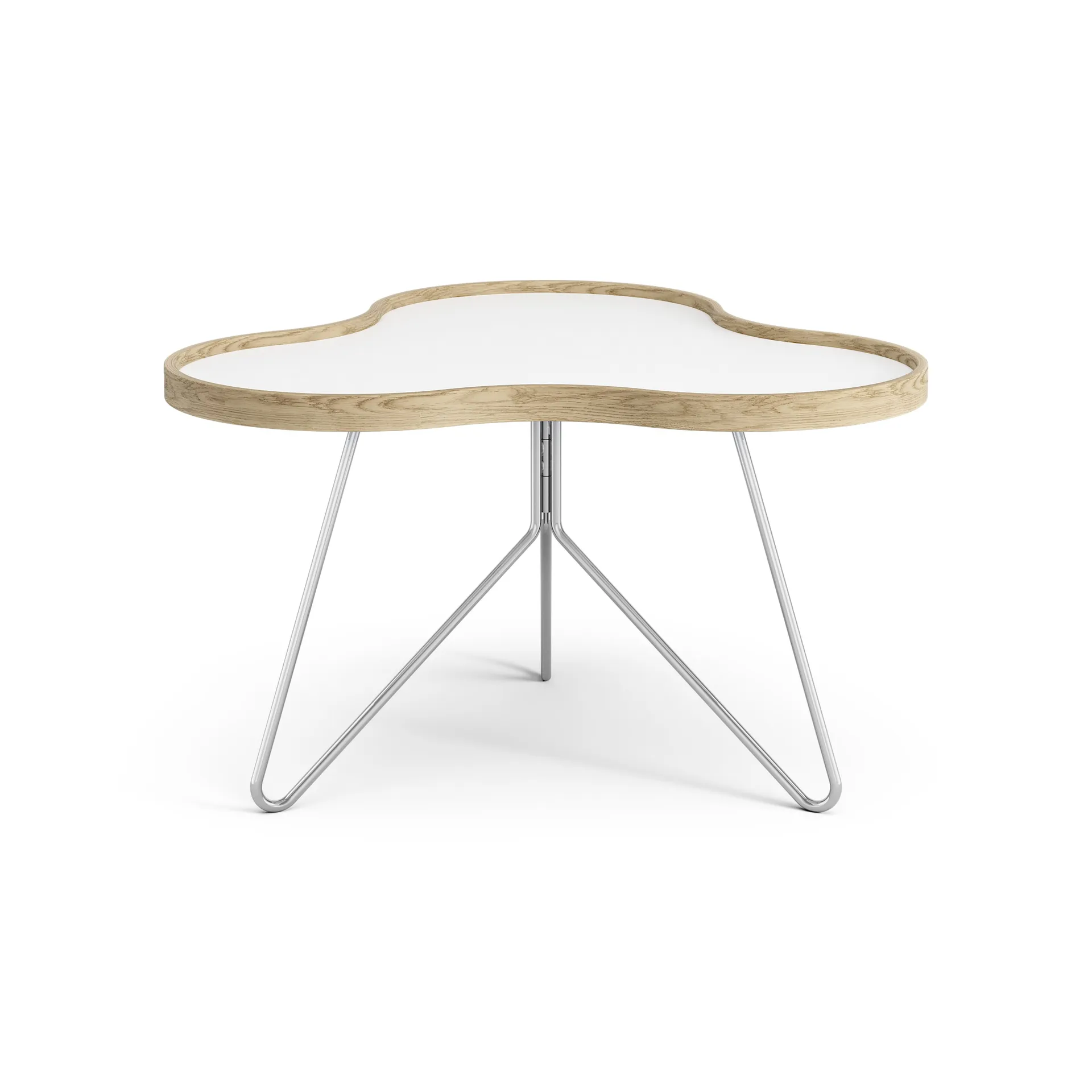 Flower bord 62x66 cm, H39 cm-vit-ek-krom Swedese