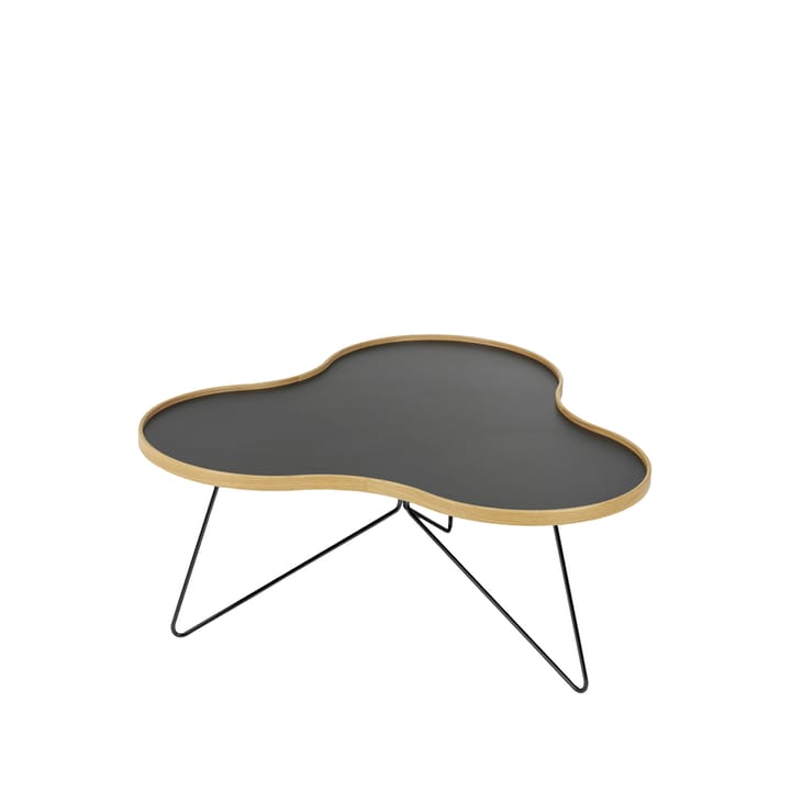 Flower mellan Bord - H39cm-svart-ekkant-svart stativ - Swedese