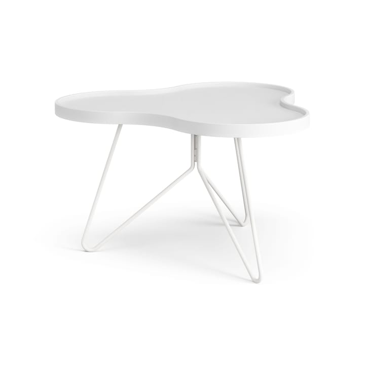 Flower mono bord 62x66 cm, H39 cm Ask vitlaserad Swedese