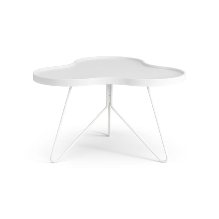 Flower mono bord 62x66 cm, H39 cm Ask vitlaserad Swedese