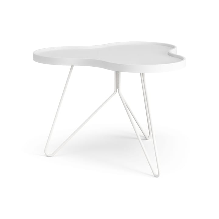 Flower mono bord 62x66 cm, H45 cm Ask vitlaserad Swedese