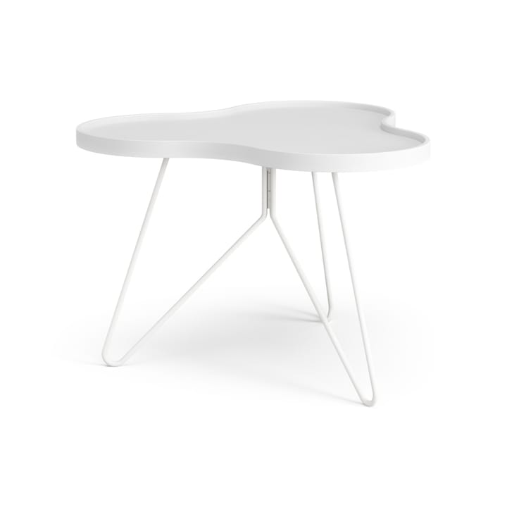 Flower mono bord 62x66 cm, H45 cm Ask vitlaserad Swedese