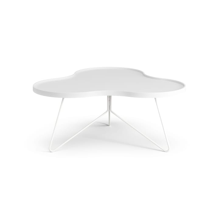 Flower mono bord 84x90 cm, H39 cm Ask vitlaserad Swedese