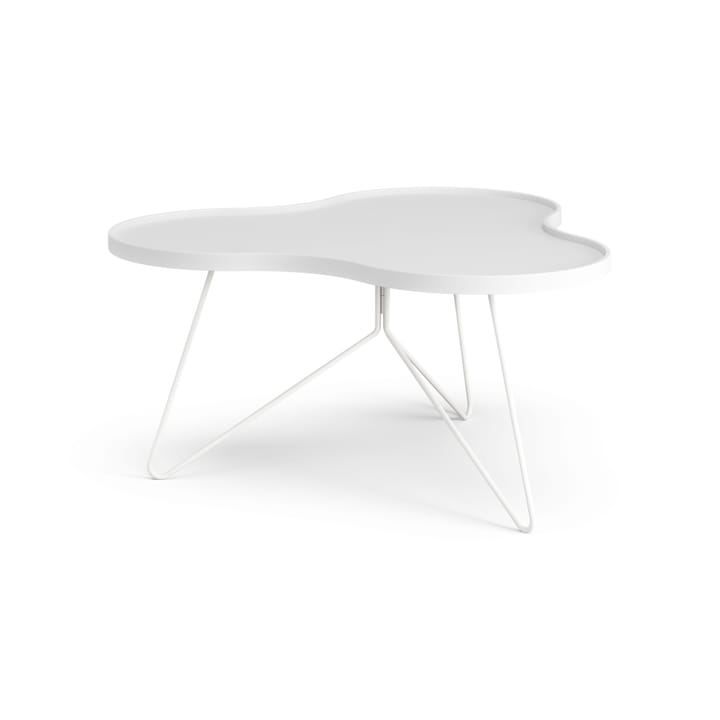 Flower mono bord 84x90 cm, H45 cm Ask vitlaserad Swedese