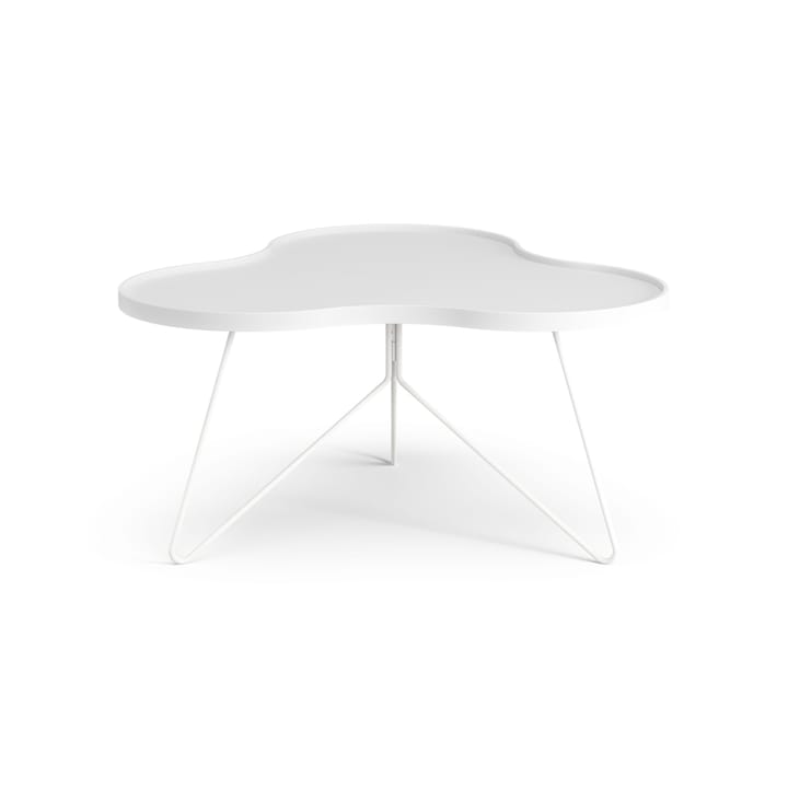 Flower mono bord 84x90 cm, H45 cm Ask vitlaserad Swedese