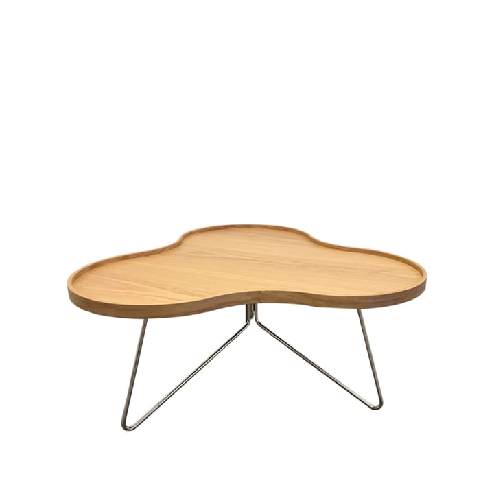 Flower Mono Stort Bord - ek natur, 45cm, kromstativ - Swedese