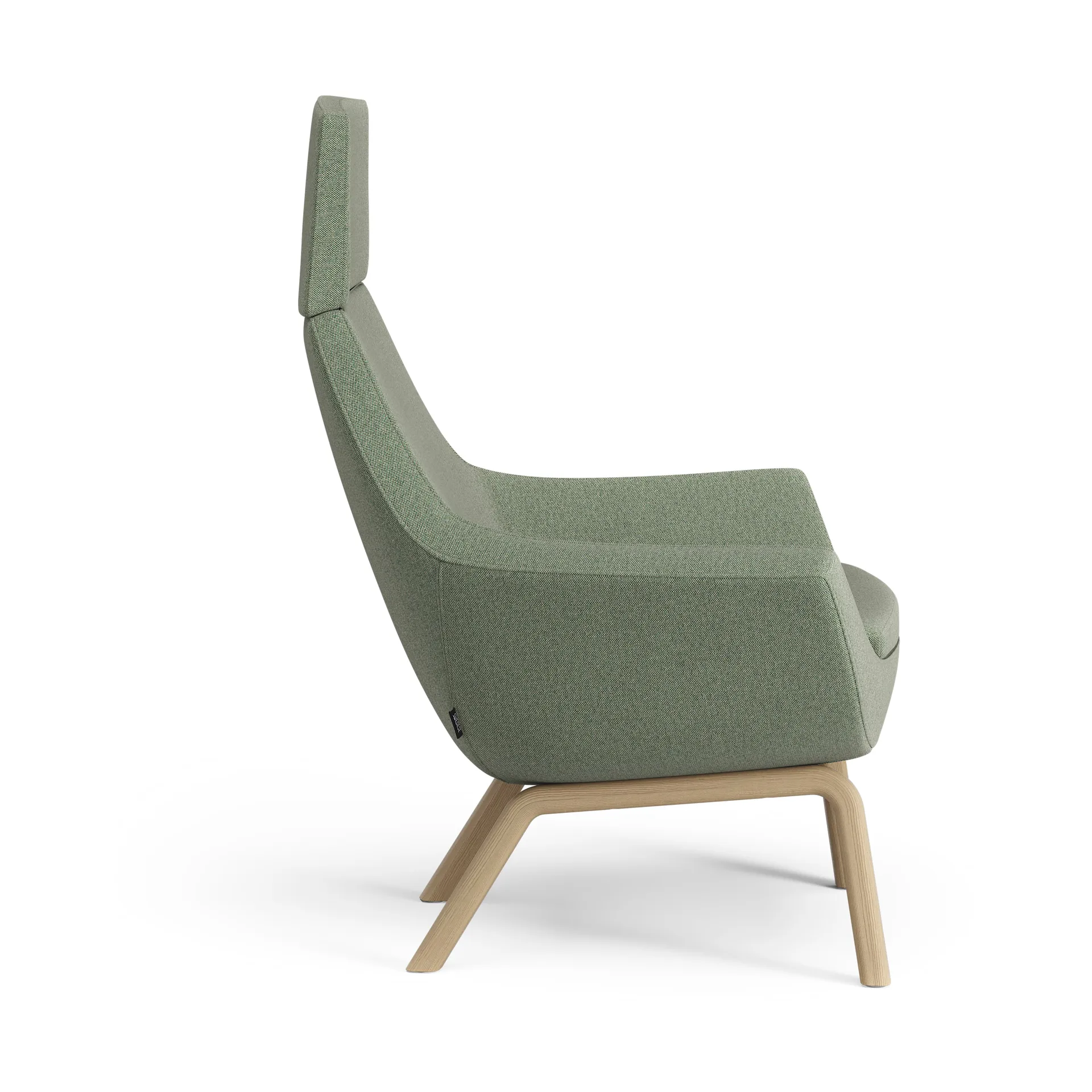 Happy fåtölj hög, MLF 09 Monument-ask ekbets Swedese