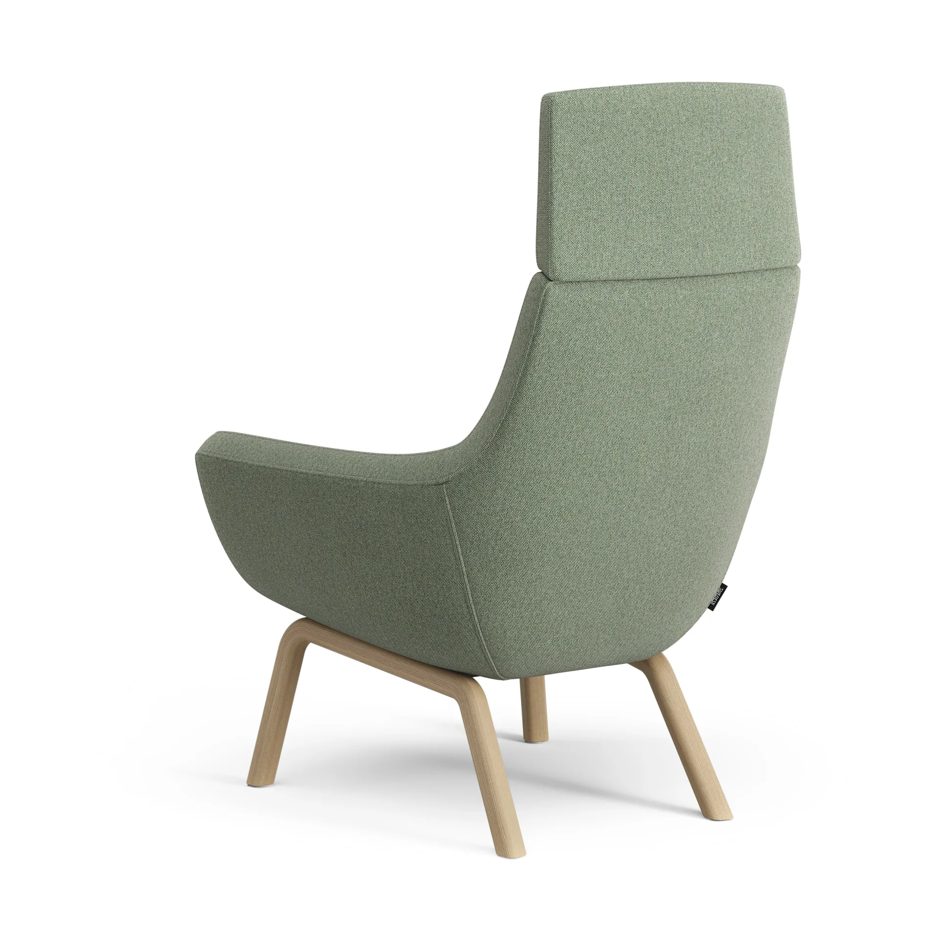 Happy fåtölj hög, MLF 09 Monument-ask ekbets Swedese