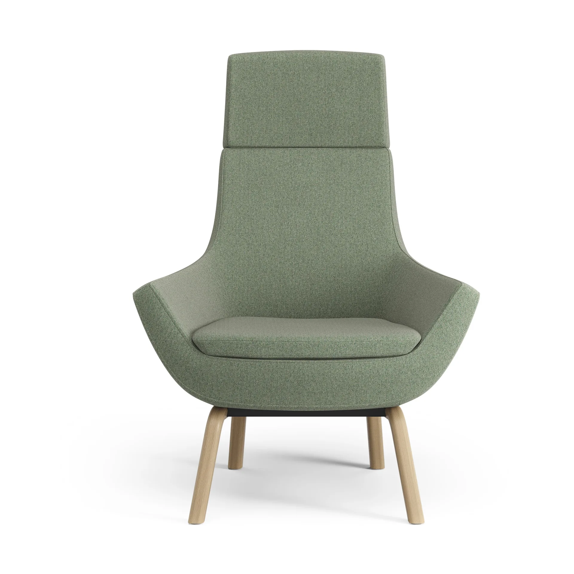 Happy fåtölj hög, MLF 09 Monument-ask ekbets Swedese