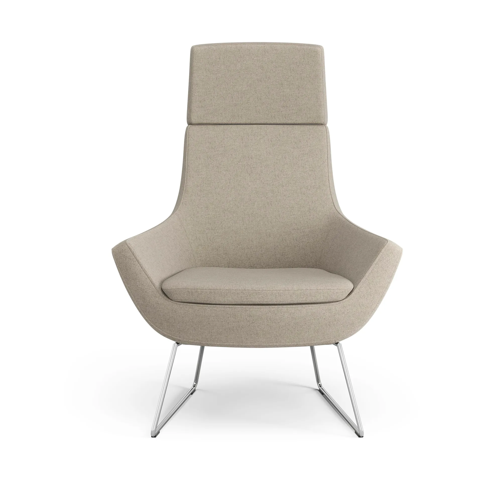 Happy fåtölj hög, MLF 20 Upminster-krom Swedese