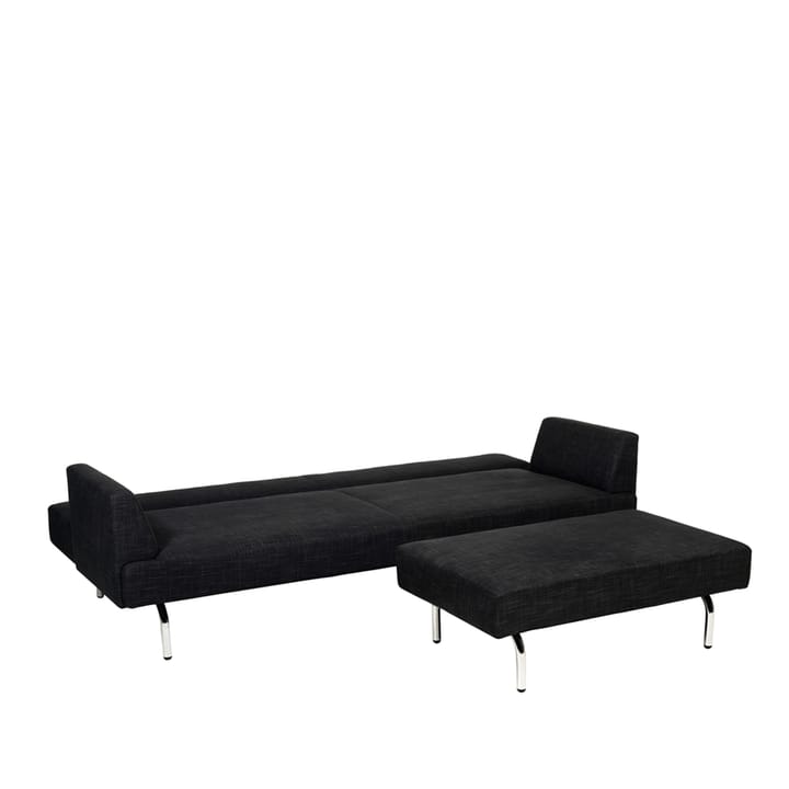 Just bäddsoffa, tyg lido 2 marin, kromben Swedese