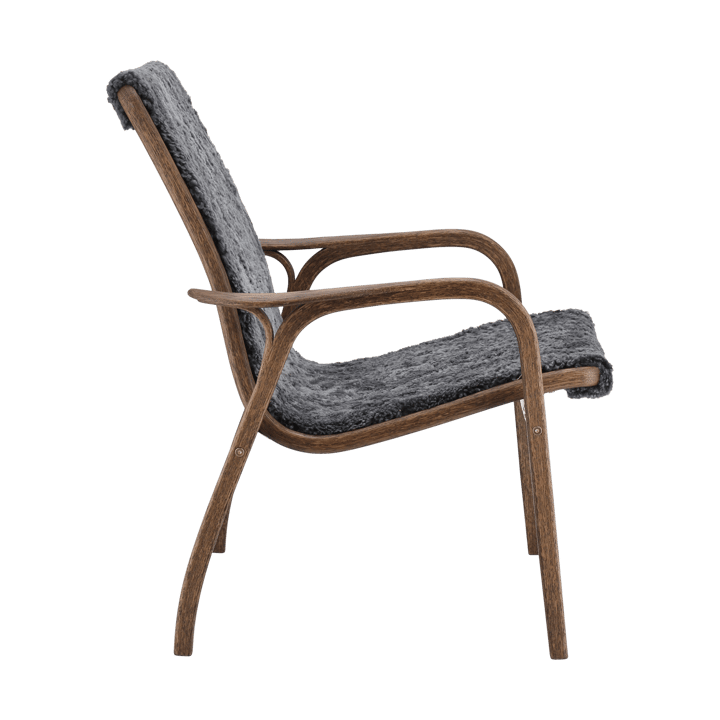 Laminett fåtölj ek/fårskinn Special Edition, Rubio Monocoat Chocolate-Charcoal Swedese