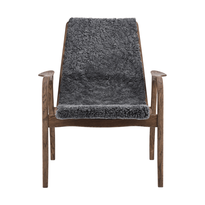 Laminett fåtölj ek/fårskinn Special Edition, Rubio Monocoat Chocolate-Charcoal Swedese
