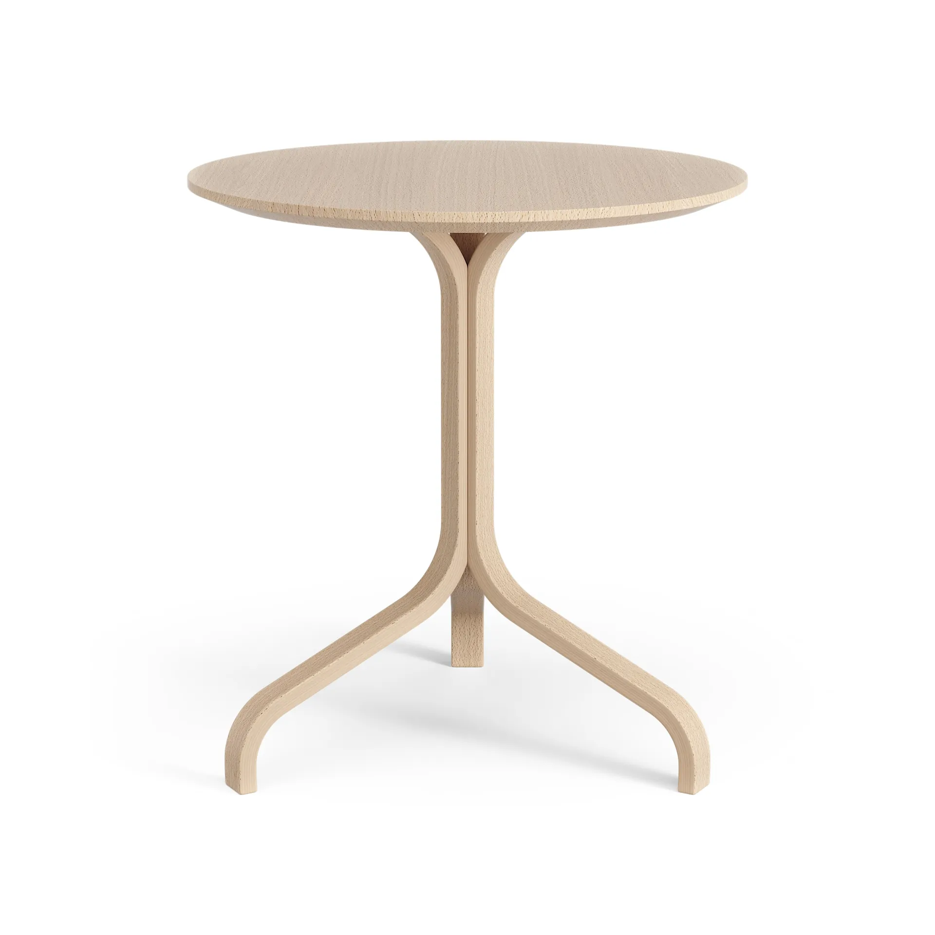 Lamino bord Ø46x49 cm, Bok lackad Swedese