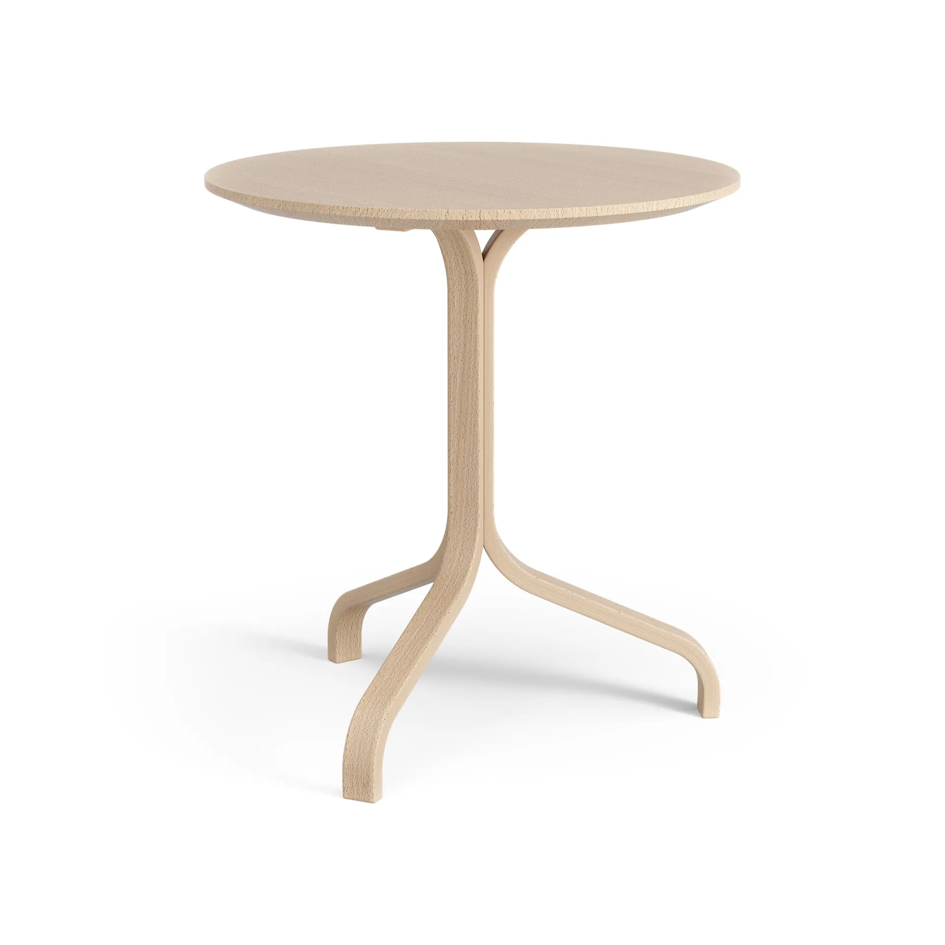 Lamino bord Ø46x49 cm, Bok lackad Swedese