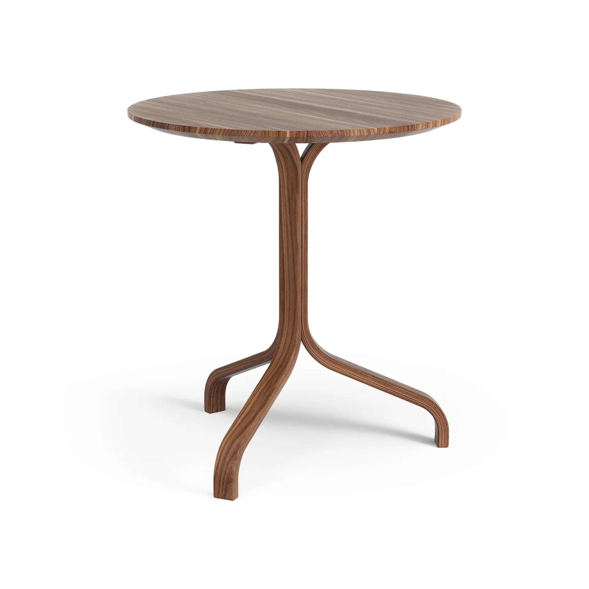 Lamino bord Ø46x49 cm, Valnöt oljad Swedese
