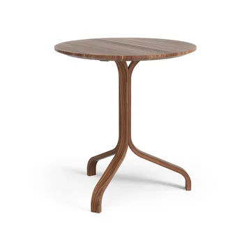 Lamino bord Ø46x49 cm - Valnöt oljad - Swedese