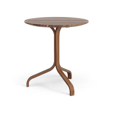 Lamino bord Ø46x49 cm - Valnöt oljad - Swedese