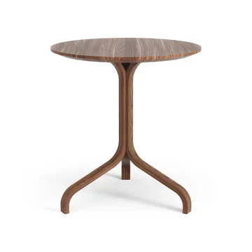 Lamino bord Ø46x49 cm - Valnöt oljad - Swedese