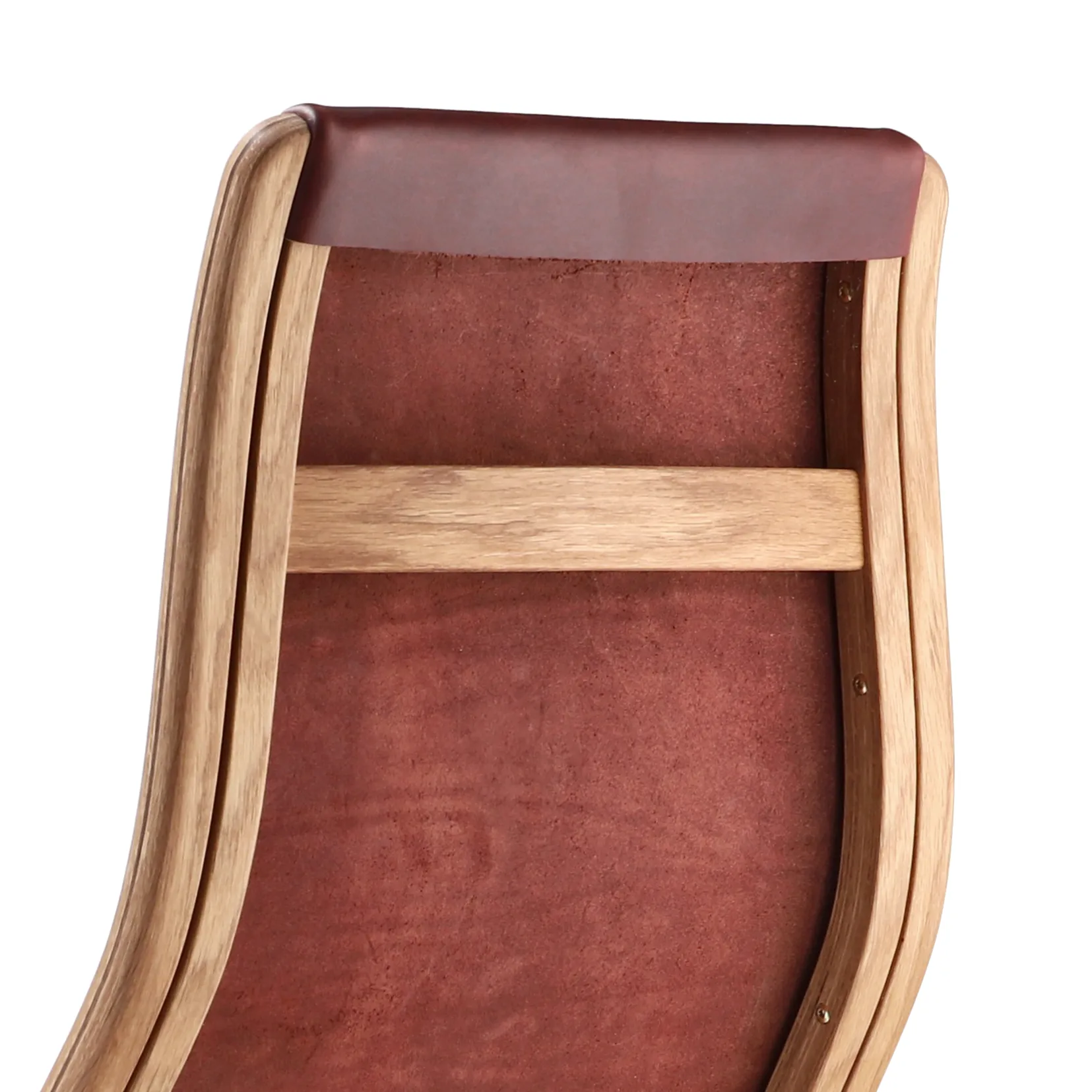 Lamino fåtölj jubileumsutgåva Svenssons 125 år, Oljad ek-rödbrunt tärnsjöläder Swedese