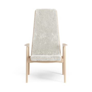 Lamino fåtölj lackad bok/fårskinn - Offwhite (vit) - Swedese