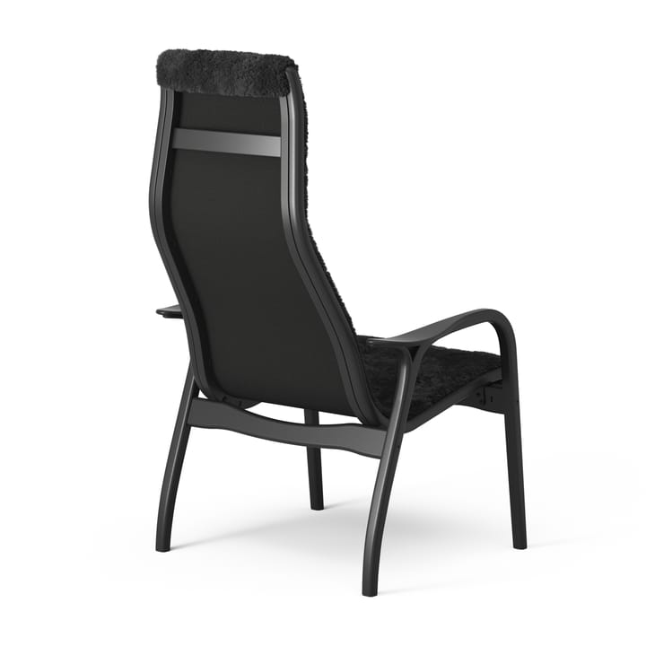 Lamino fåtölj och fotpall Black Edition, Svart Swedese