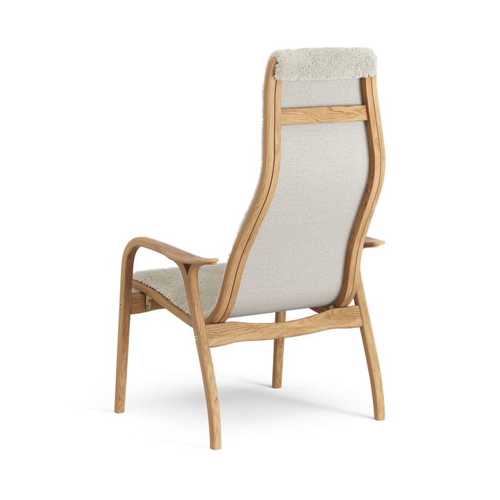 Lamino fåtölj oljad ek/fårskinn, Moonlight (beige) Swedese