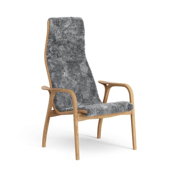 Lamino fåtölj oljad ek/fårskinn - Scandinavian Grey (grå) - Swedese